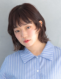 ナチュラル抜け感ボブ