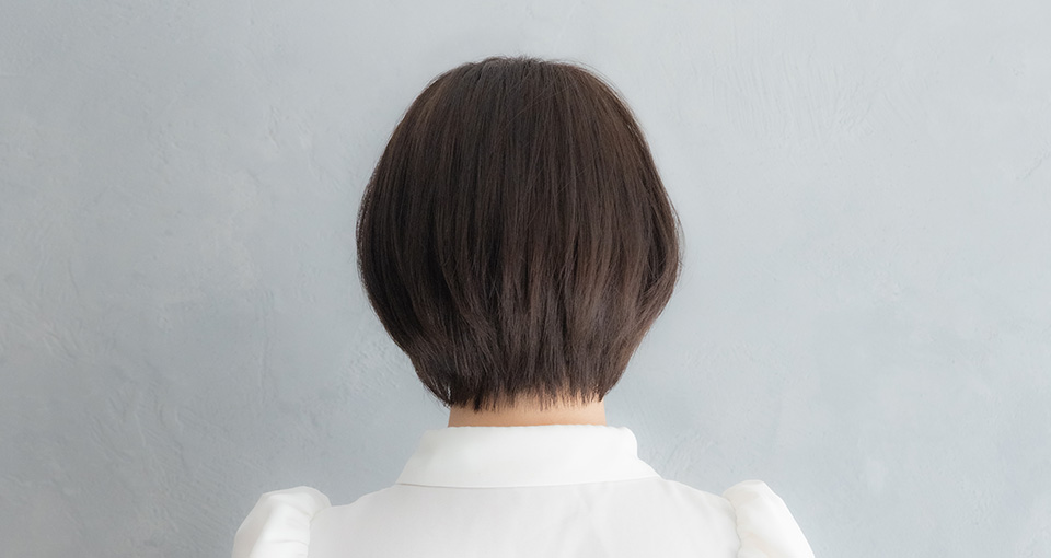 品よく魅せる丸みショートボブ