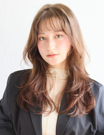 韓国風レイヤーカールロング