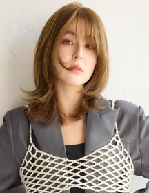 顔周りレイヤーミディアム