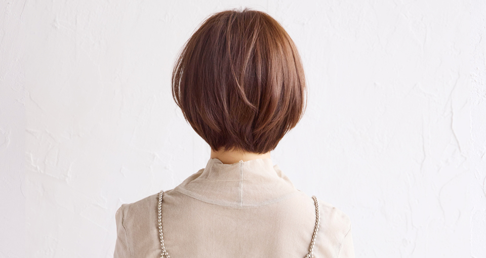 ツヤ感マッシュショート