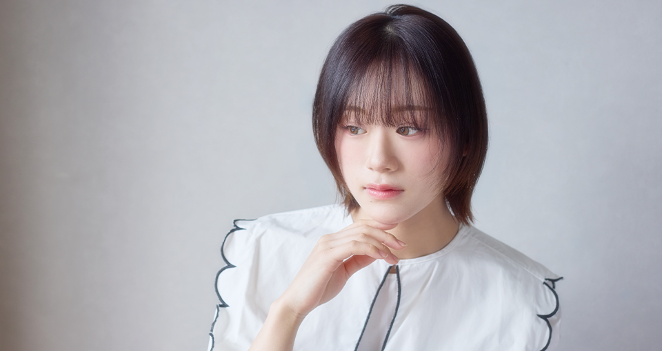 小顔見えレイヤーボブ