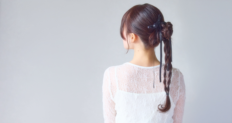 カチモリロープ編みアレンジ