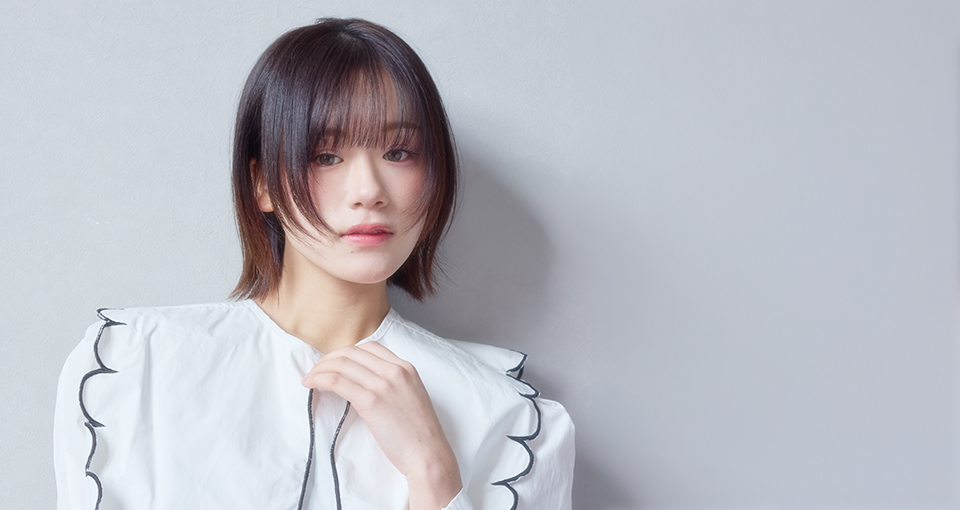 小顔見えレイヤーボブ