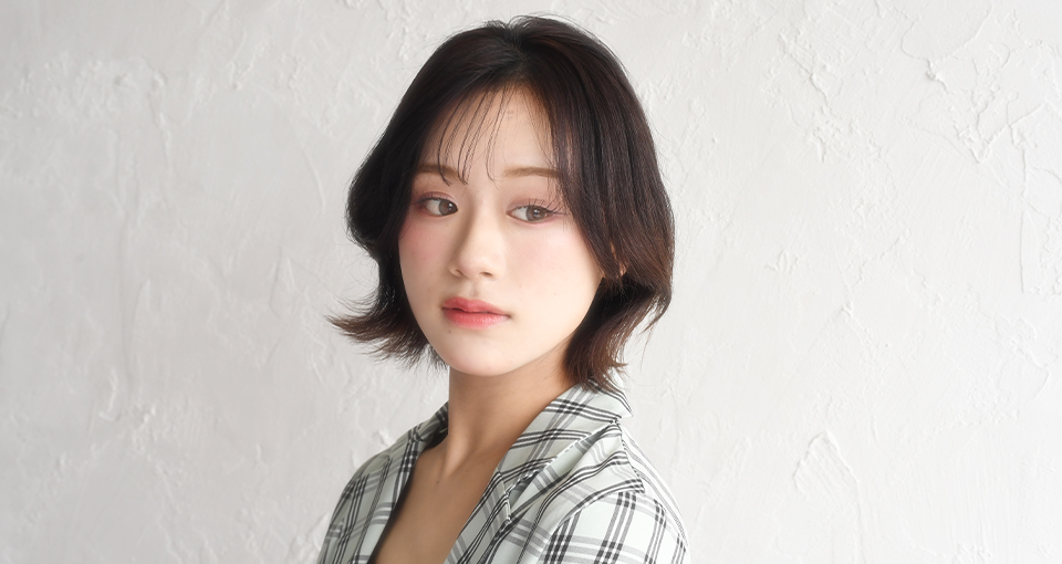 韓国風おしゃれボブ