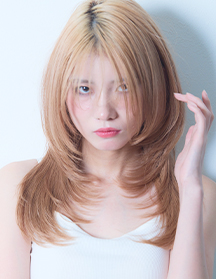 ストレートレイヤーロング